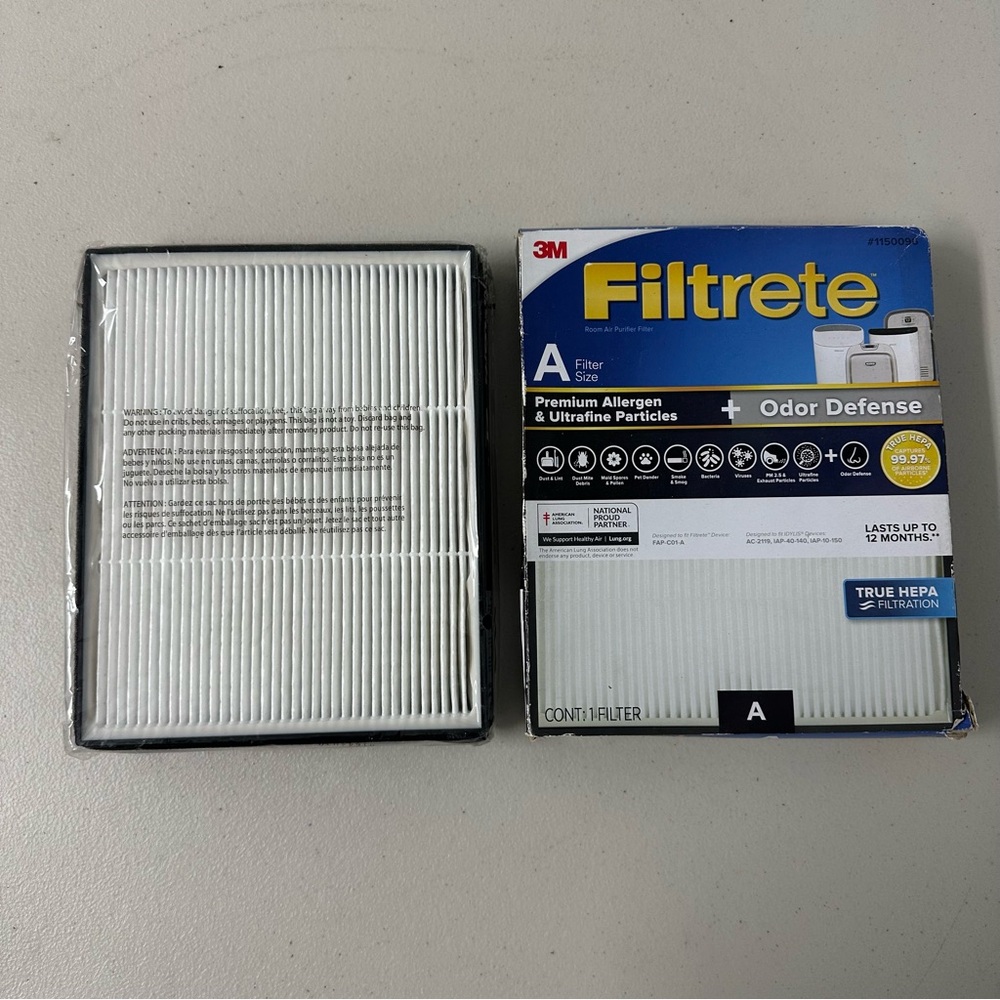 Filtrete Premium Allergen and Ultrafine Particles True HEPA Air Purifier Size A